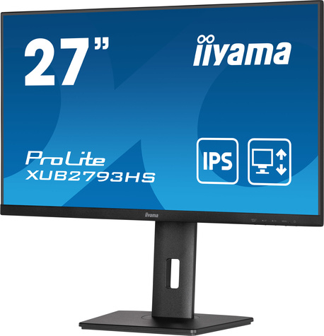 Iiyama 27i ETE IPS-panel 1920x1080 300 cd/m 15cm Height Adj. Stand Speakers HDMI DisplayPort 4ms