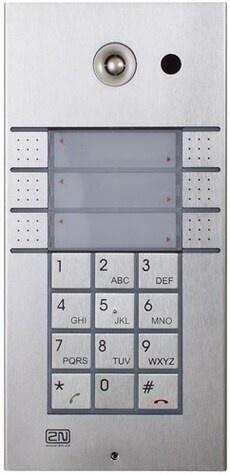 2N IP Vario met 3x2 buttons, keypad en camera