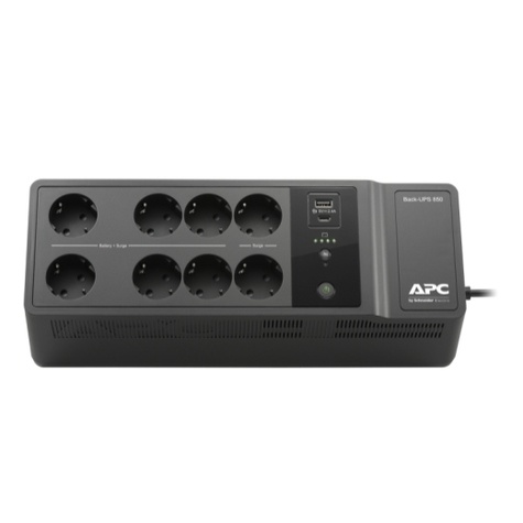 APC Back-UPS BE850G2-GR - Noodstroomvoeding 8x stopcontact, 850VA, 2 USB opladers, 1 USB datapoort