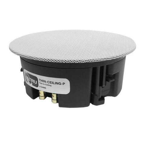 Soundvision TruAudio THIN-CEILING-P - Thin in-ceiling speaker, 5 inch injected poly woofer