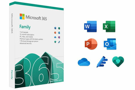 Microsoft Microsoft Office 365 Family Multilanguage - 1jaar ESD
