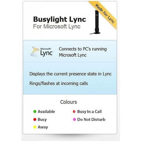 Kuando Busylight voor Microsoft Lync