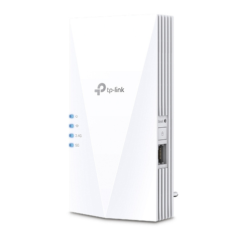 TP-Link TP-LINK RE500X Netzwerk-Repeater 1500Mbit/s IEEE 802.11a/n/ac/ax 5GHz