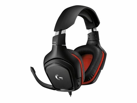 Logitech Headset G332 Gaming Headset black/red