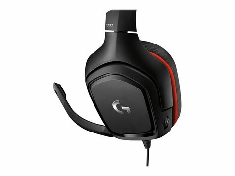 Logitech Headset G332 Gaming Headset black/red