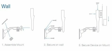 Ubiquiti Muur/Raam Bevestiging voor NanoStation