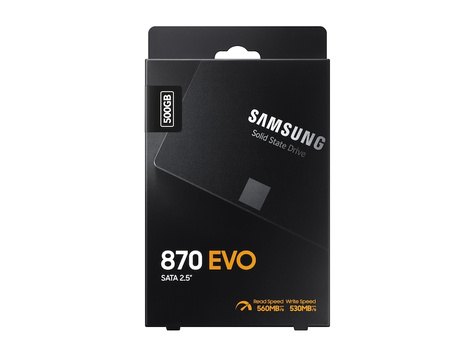 Samsung 500GB 2,5" SATA3 870 EVO 560/530 Retail
