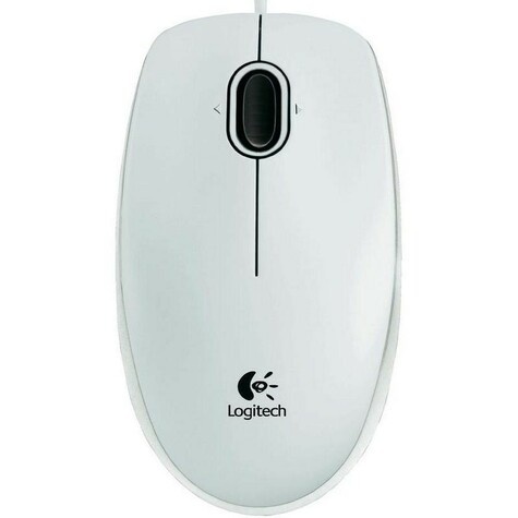 Logitech Mouse B100 Optical USB white