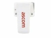 Ascom Standard clip D63 Ascom logo, White