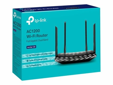 TP-Link ARCHER C6 4PSW 1200Mbps Gigabit