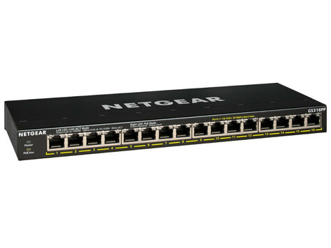 Netgear Netgear 16PT GE UNMANAGED SWCH HI-PWR POE+