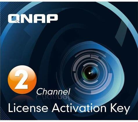 QNAP 2 licenties LIC-SW-SURVEILLANCE-2CH-EI