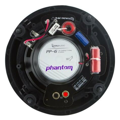 Soundvision TruAudio PP-6 - Phantom Series, 2 weg in-ceiling speaker, 6.5 inch injected poly woofer