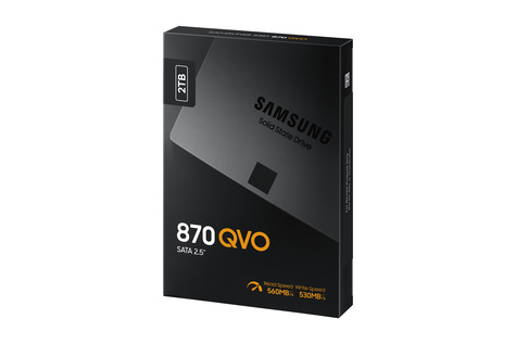 Samsung 2TB 2,5" SATA3 870 QVO MLC/560/530 Retail