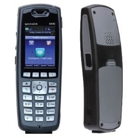 Spectralink 8440, Black handset with Lync, without batt. & charger