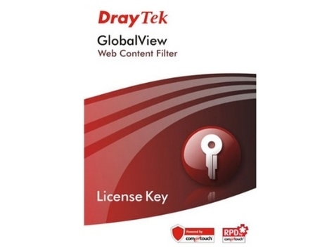 DrayTek DrayTek Web Content Filtering (1 jaar) 2820, IPPBX 2820, 2850, 2860,  2920, 2925 serie