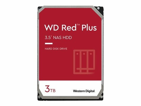 Western Digital WD 3TB SATA III 128MB RED Plus NAS HDD (WD30EFZX)