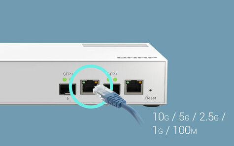 QNAP QSW-M2108-2C Layer 2 Web Managed Switch