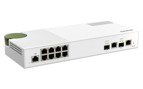 QNAP QSW-M2108-2C Layer 2 Web Managed Switch