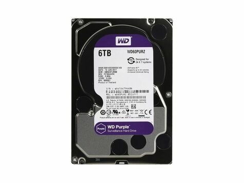 Western Digital WD 6TB SATA III 256MB Purple (WD64PURZ)