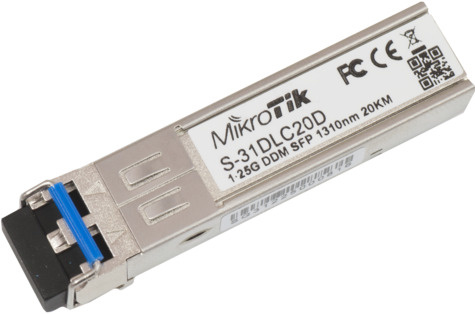 MikroTik MikroTik SFP module S-31DLC20D, SM, 20km, 1.25G