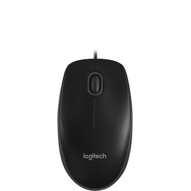 Logitech Mouse B100 Optical USB black