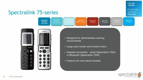 Poly Spectralink 7202, incl. accu