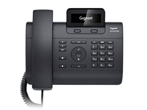 Gigaset DE310 IP Pro, Black VoIP deskphone with display+ powersupply