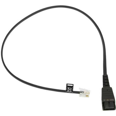 Jabra QD cord straight (Siemens)