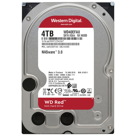 Western Digital WD 4TB SATA III 256MB RED NAS HDD