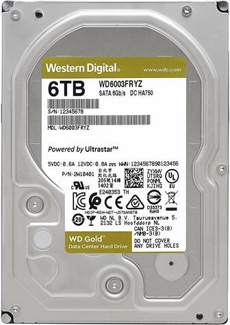 Western Digital WD 6TB Gold SATAIII