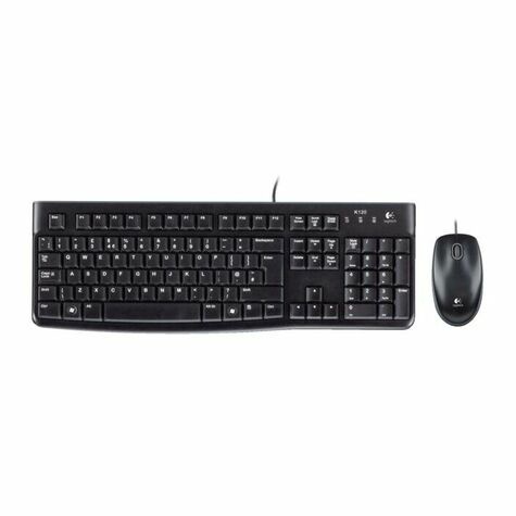 Logitech DT MK120 Zwart bedraad Retail QWERTY