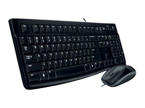 Logitech DT MK120 Zwart bedraad Retail QWERTY