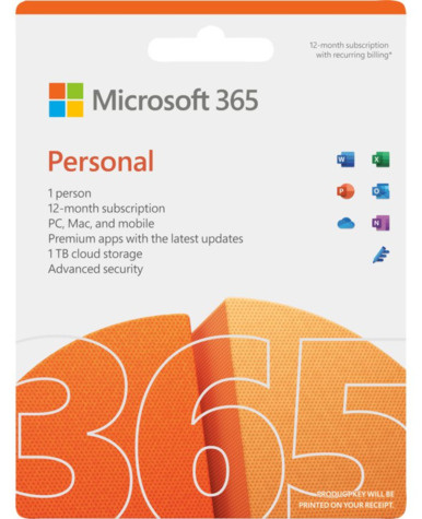 Microsoft Microsoft Legitieme Office 365 Personal Multilanguage - 1 jaar ESD-a