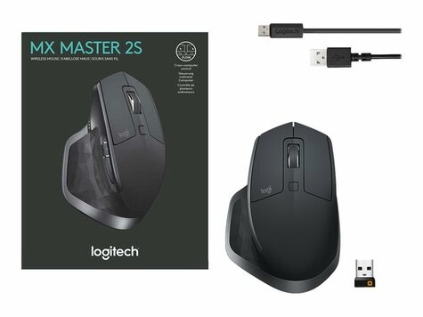 Logitech Wireless Mouse MX Master 2S graphite