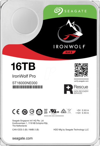 Seagate 16TB Guardian IronWolf Pro NAS