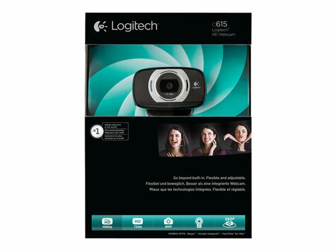 Logitech HD-Webcam C615 black retail