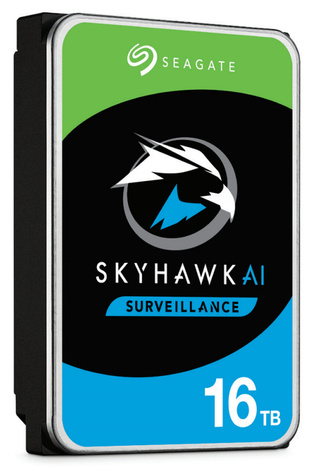 Seagate Seagate 8.9cm (3.5")  16TB SATA3 Skyhawk AI 7200 256MB