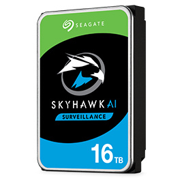 Seagate 8.9cm (3.5")  16TB SATA3 Skyhawk AI 7200 256MB