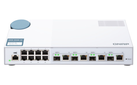 QNAP Layer 2 Web Managed Switch QSW-M408-4C