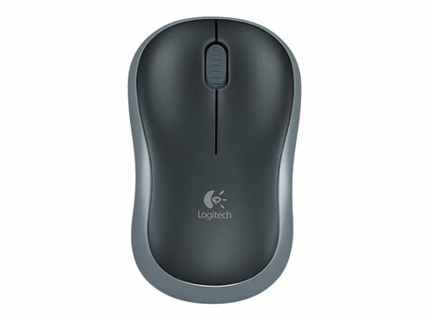 Logitech M185 Optical USB Zwart-Zilver