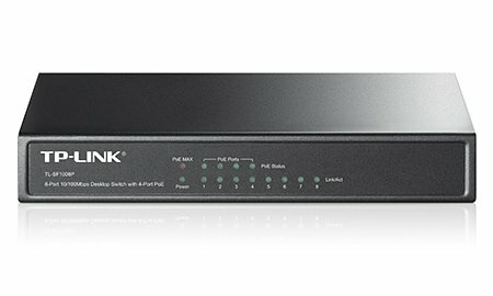 TP-Link TL-SF1008P 8-Port 10/100M Desktop PoE Switch