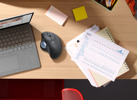 Logitech Ergo M575 Trackball Graphite Retail Wireless