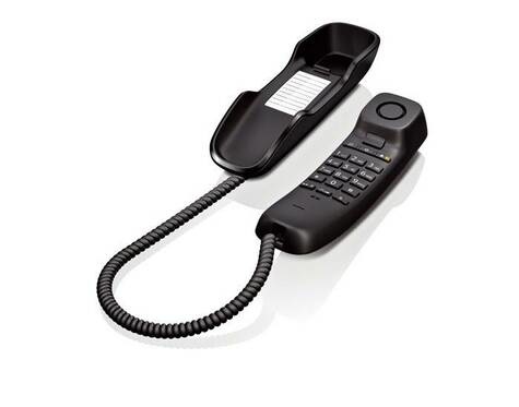 Gigaset DA210 wall or desk phone Black