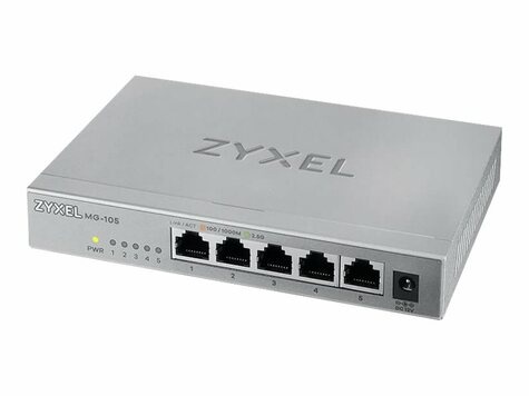 ZyXel Switch  5x Ports Desktop 2,5G MultiGig