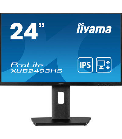 Iiyama 24i ETE IPS-panel 1920x1080 15cm HeightAdj. Stand Pivot 4ms 250cd/m Speakers HDMI DisplayPort (23 8i VIS)