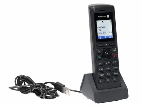 Alcatel-Lucent 8212 DECT Handset, contains battery, Des Incl, Power Supply Europe 3BN67335AA