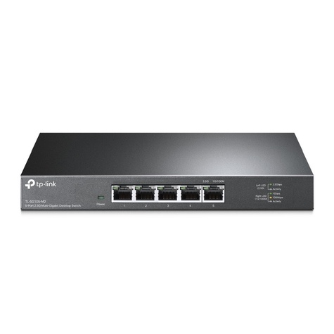 TP-Link 5Port 2,5Gb Metalen behuizing