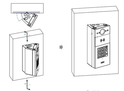 AKUVOX AKUVOX R20K/R20B hoekbeugel