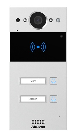 AKUVOX AKUVOX R20BX2 Intercom - 2 button incl. opbouw set